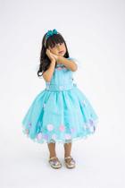 Vestido Jardim Encantado Isis Luxinho Verde Tiffany