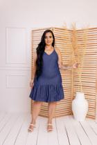 Vestido jeans babado Vestido jeans babado