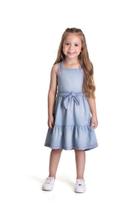 Vestido jeans babados TMX