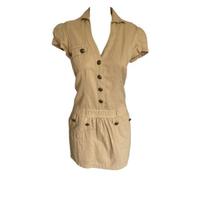 Vestido Jeans Bege Hering Vestido Jeans Bege Hering