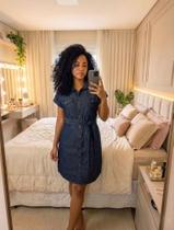 Vestido Jeans Chemise D&A modas Vestido Jeans Chemise D&A modas