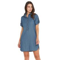 Vestido Jeans Chemise Feminina Miss Joy 2942