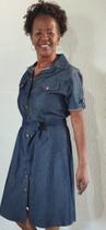 Vestido Jeans Chemise Midi. D&A modas