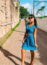 Vestido jeans com elastano. Vestido jeans com elastano.