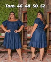 Vestido jeans com elastano