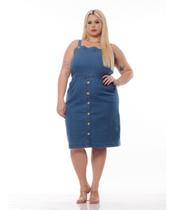 Vestido Jeans com Elastano Plus