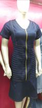 Vestido Jeans com lycra p. M. G. GG. 48.50.52 Vestido Jeans com lycra p. M. G. GG. 48.50.52