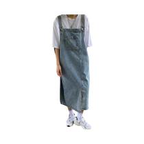 Vestido Jeans Feminino Sem Mangas Com Alças Finas, Casual E Solto, Para Primavera E Verão