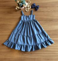 Vestido jeans infantil Vestido jeans infantil