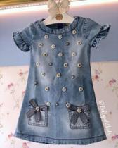 Vestido jeans infantil