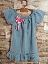 Vestido jeans infantil Vestido jeans infantil