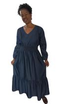 Vestido jeans longo D&A Modas Vestido jeans longo D&A Modas