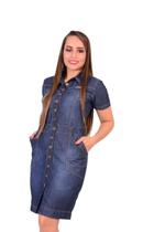 Vestido Jeans Moda Feminina Evangélico. (rf-2023CL)