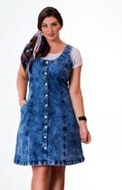 Vestido Jeans Salopete Denim Hadaza