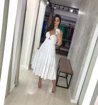 Vestido Jéssica Midi - Branco