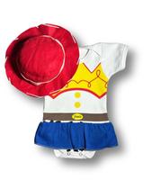 Vestido Jessie Com Chapeu Bebê Toy Story Menina Mesverssario Vestido Jessie Com Chapeu Bebê Toy Story Menina Mesverssario
