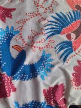 Vestido July Elegante e Sofisticado em Crepe Estampado