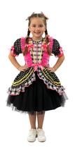 Vestido junino bola média com tule preto e calção bambolê 780 10