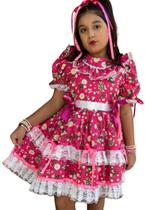 Vestido Junino Caipira Estampado