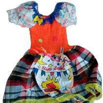 Vestido Junino Festa Junina Caipira Infantil -