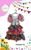 Vestido Junino infantil colorido (Tam. 10) Vestido Junino infantil colorido (Tam. 10)