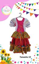 Vestido Junino infantil colorido (Tam. 10) Vestido Junino infantil colorido (Tam. 10)