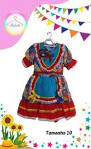 Vestido Junino infantil colorido (Tam. 10) Vestido Junino infantil colorido (Tam. 10)