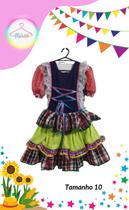 Vestido Junino infantil colorido (Tam. 10) Vestido Junino infantil colorido (Tam. 10)