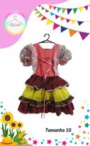 Vestido Junino infantil colorido (Tam. 10) Vestido Junino infantil colorido (Tam. 10)