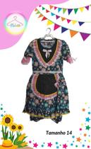 Vestido Junino infantil colorido (Tam. 14) Vestido Junino infantil colorido (Tam. 14)