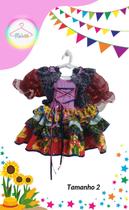 Vestido Junino infantil colorido (Tam. 2) Vestido Junino infantil colorido (Tam. 2)