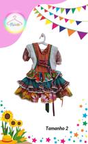 Vestido Junino infantil colorido (Tam. 2) Vestido Junino infantil colorido (Tam. 2)