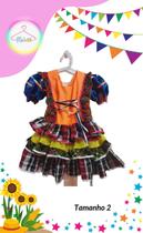 Vestido Junino infantil colorido (Tam. 2) Vestido Junino infantil colorido (Tam. 2)