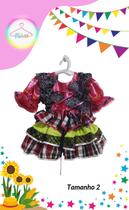 Vestido Junino infantil colorido (Tam. 2) Vestido Junino infantil colorido (Tam. 2)