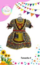Vestido Junino infantil colorido (Tam. 4) Vestido Junino infantil colorido (Tam. 4)