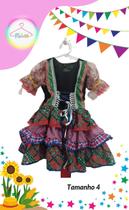 Vestido Junino infantil colorido (Tam. 4) Vestido Junino infantil colorido (Tam. 4)