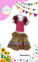 Vestido Junino infantil colorido (Tam. 6) Vestido Junino infantil colorido (Tam. 6)