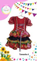 Vestido Junino infantil colorido (Tam. 6) Vestido Junino infantil colorido (Tam. 6)