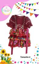 Vestido Junino infantil colorido (Tam. 6) Vestido Junino infantil colorido (Tam. 6)