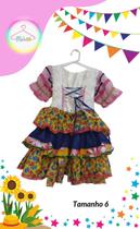 Vestido Junino infantil colorido (Tam. 6) Vestido Junino infantil colorido (Tam. 6)