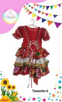Vestido Junino infantil colorido (Tam. 6) Vestido Junino infantil colorido (Tam. 6)