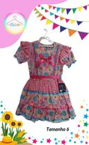 Vestido Junino infantil colorido (Tam. 6) Vestido Junino infantil colorido (Tam. 6)
