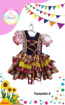 Vestido Junino infantil colorido (Tam. 6) Vestido Junino infantil colorido (Tam. 6)