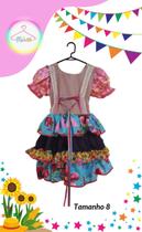Vestido Junino infantil colorido (Tam. 8) Vestido Junino infantil colorido (Tam. 8)