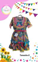 Vestido Junino infantil colorido (Tam. 8) Vestido Junino infantil colorido (Tam. 8)