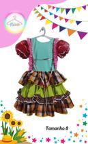 Vestido Junino infantil colorido (Tam. 8) Vestido Junino infantil colorido (Tam. 8)