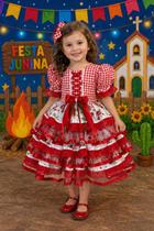 Vestido Junino Infantil Flor de São João Vestido Junino Infantil Flor de São João
