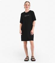 Vestido Juvenil Curto em Molecotton Minty Preto