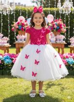 Vestido Juvenil Midi Vila Lele Sabrina Pink e Off - Elegante e Sofisticado Vestido Juvenil Midi Vila Lele Sabrina Pink e Off - Elegante e Sofisticado