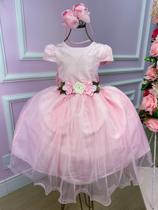 Vestido Juvenil Vila Lele Luiza Rosa Bebe Vestido Juvenil Vila Lele Luiza Rosa Bebe